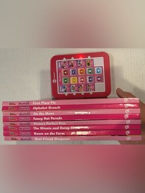 Disney Minnie Mouse Me Reader 8 Book Set Interactive Reader Sound Book Bundle